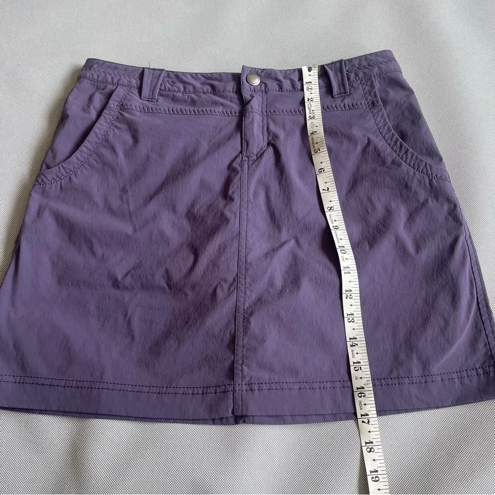 Eddie Bauer Purple Nylon Outdoor Sporty Hiking Skorts Women’s Size 6 - Picture 5 of 7